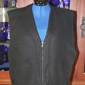Kate's by Bar Shiela Women's Black Fleece Vest- No Size Labeled (L?)